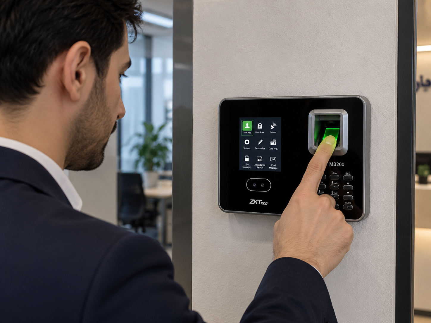 دستگاه حضور و غیاب  ZKTeco Mb200 - تصویر 3