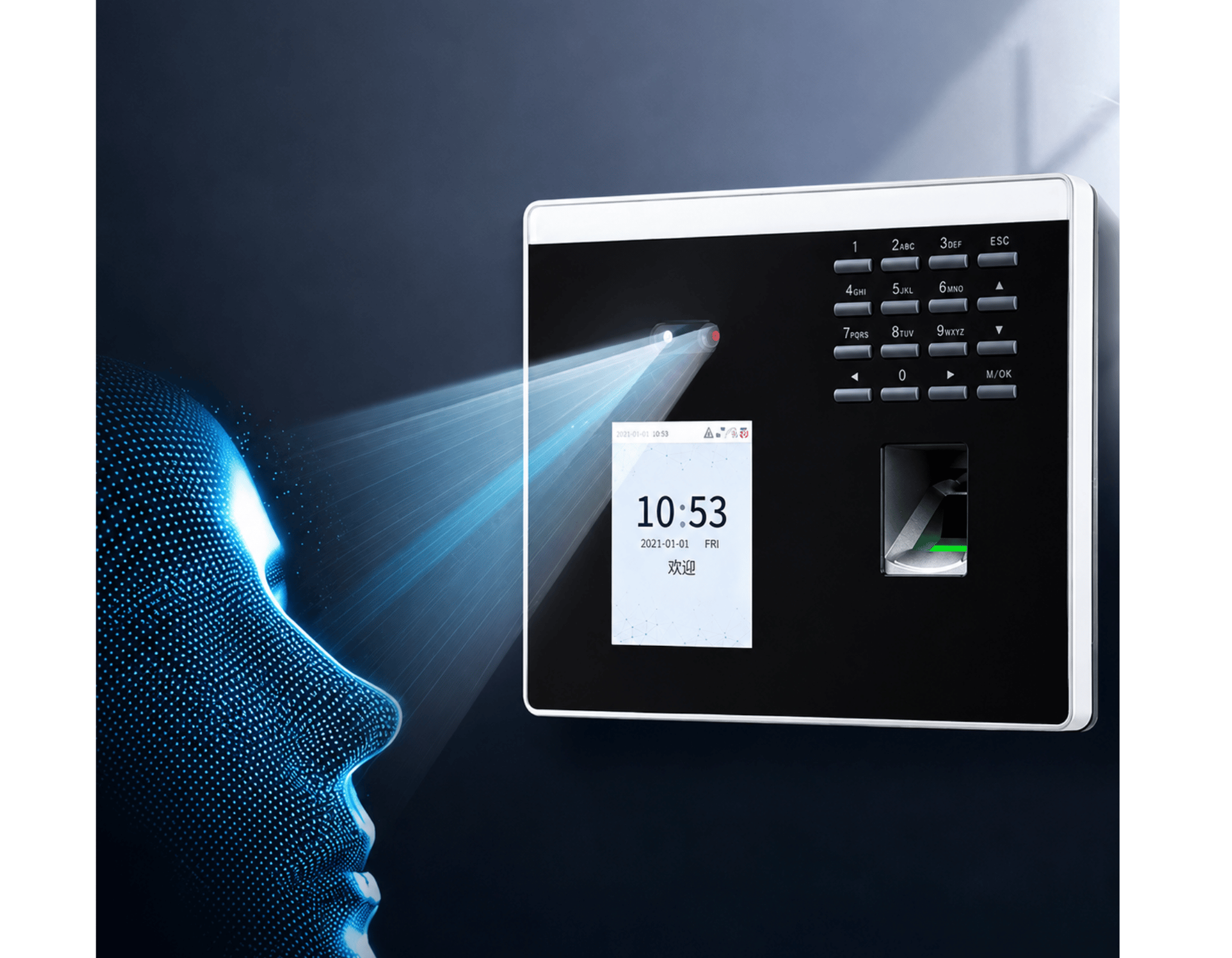 دستگاه حضور و غیاب ZKTeco Xface 100
