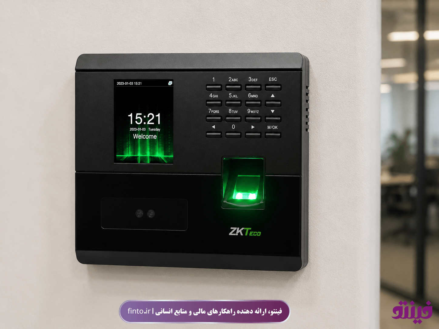 دستگاه حضور و غیاب ZKT Xface60 New - تصویر 4