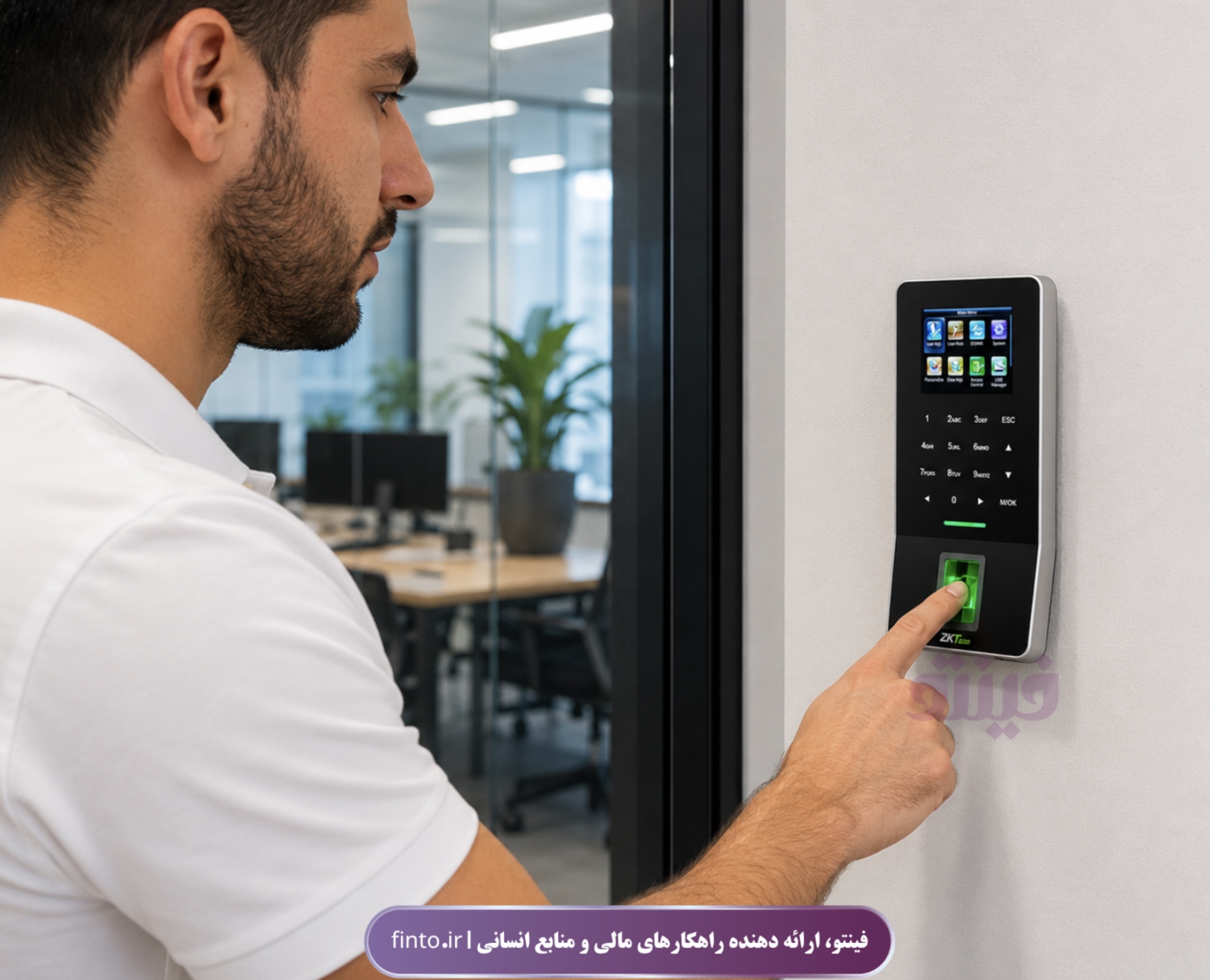 دستگاه حضور و غیاب ZKT f22 - تصویر 3